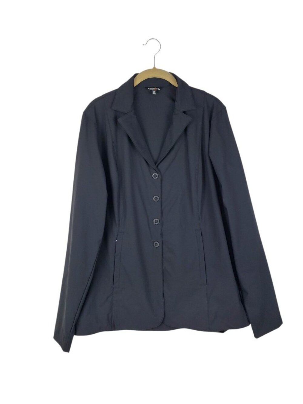 Kerrits Womens Stretch Competitor Show Coat Black 4 Snap Jacket Womens XL